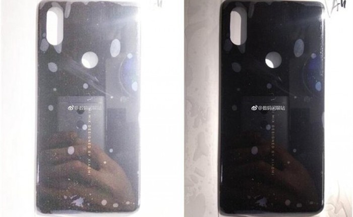 Lộ diện thiết kế mặt sau của Xiaomi Mi Mix 3 với camera kép dọc giống hệt iPhone X