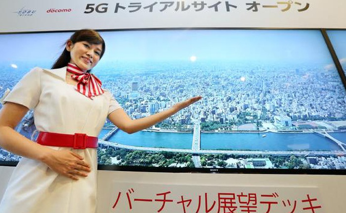 Nhật Bản sẵn sàng cho cuộc cạnh tranh mạng Internet 5G, xem được cả video 8K