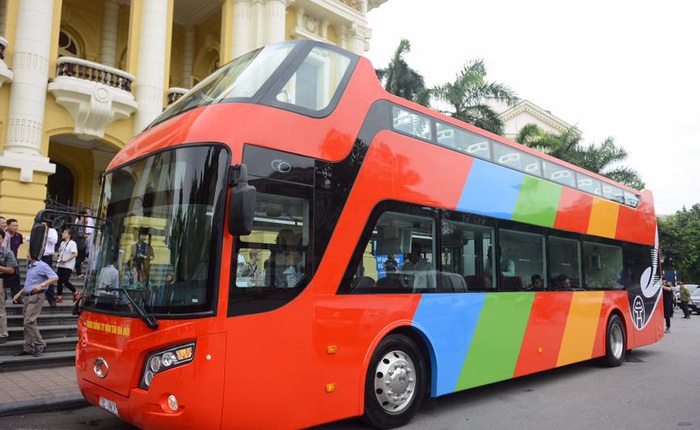 Tìm hiểu về xe bus mui trần - xe bus kiểu mới vừa về Hà Nội để phục vụ nhu cầu ngắm cảnh