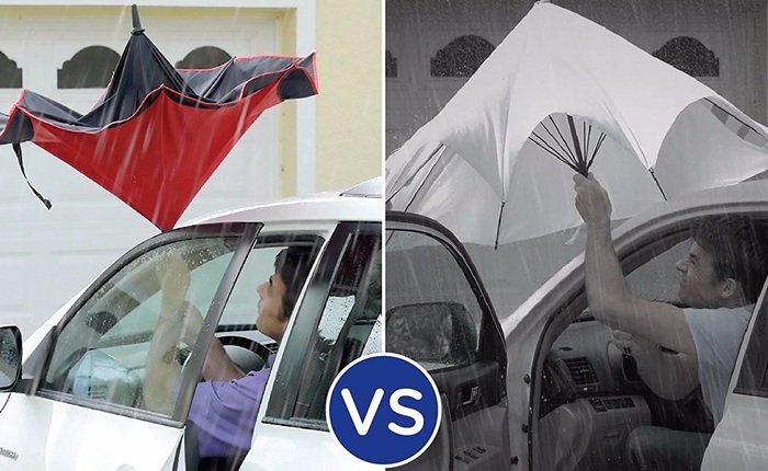 Người ta vừa phát minh lại cái ô theo cách bạn chưa bao giờ nghĩ tới: mở ngược