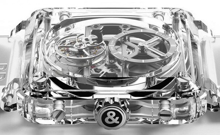 Chiêm ngưỡng 'nội thất' của đồng hồ siêu cao cấp được chế tạo hoàn toàn từ đá sapphire