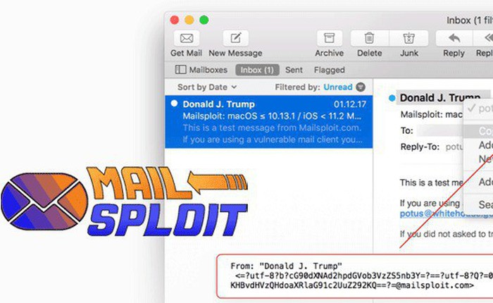 [Cảnh báo] Mailsploit - Lỗ hổng cho phép hacker gửi thư điện tử giả danh bất kỳ ai
