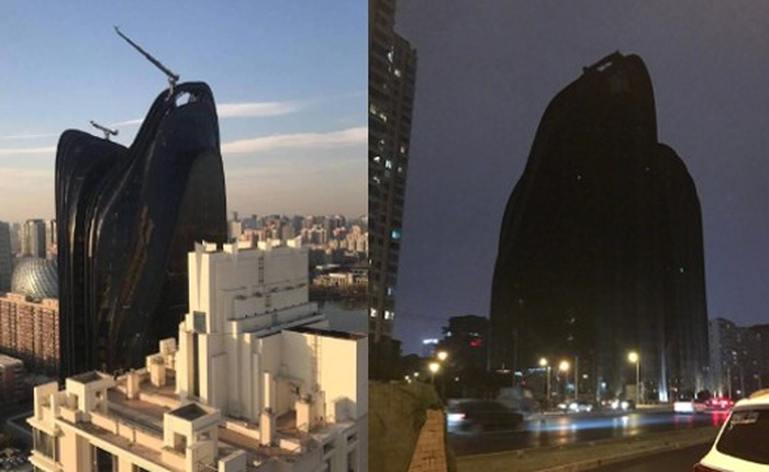 Trung Quốc: Xây tòa nhà giống hình con trai trai, bị dân chê làm xấu phong thủy cả thành phố