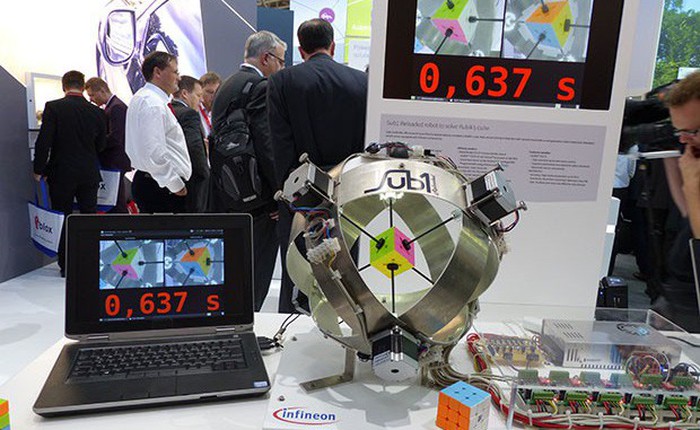 Con robot này giải xong khối Rubik trong chưa đầy 1 giây, biểu diễn công nghệ phản xạ của xe tự lái tương lai nhanh cỡ nào