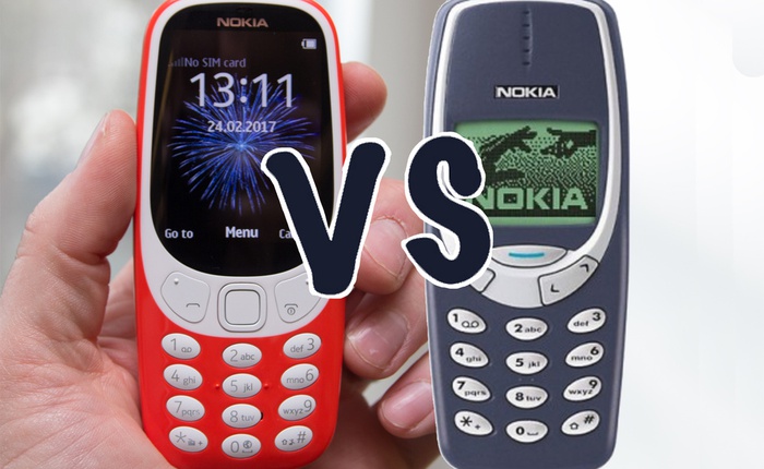 Nokia 3310 bản "hồi sinh" và Nokia 3310 gốc: Sau 17 năm, mọi thứ đã thay đổi như thế nào?