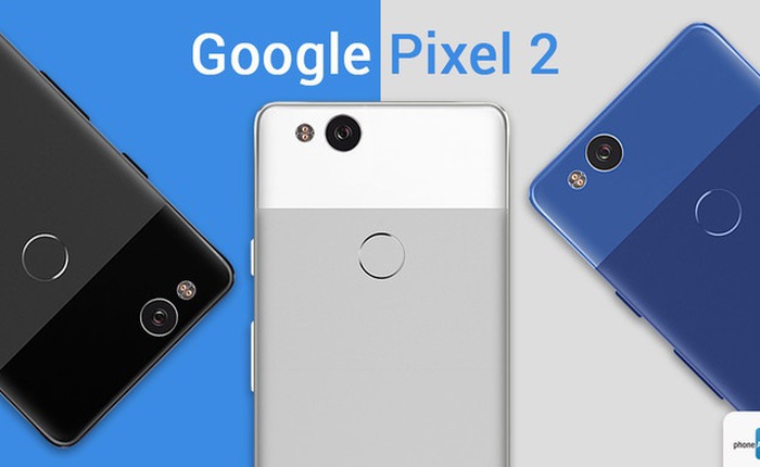 Lộ diện bản render nét nhất của Google Pixel 2 từ trước đến nay với nhiều tùy chọn màu sắc