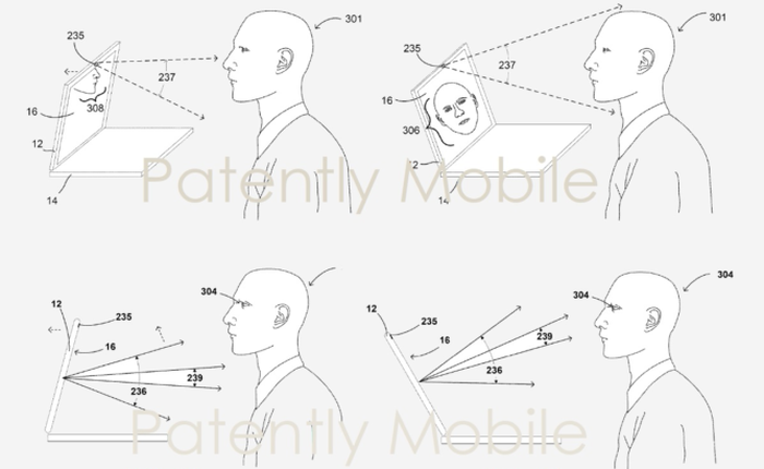 Pixelbook sẽ tự động điều chỉnh góc nhìn theo chuyển động khuôn mặt nhờ bằng sáng chế mới của Google