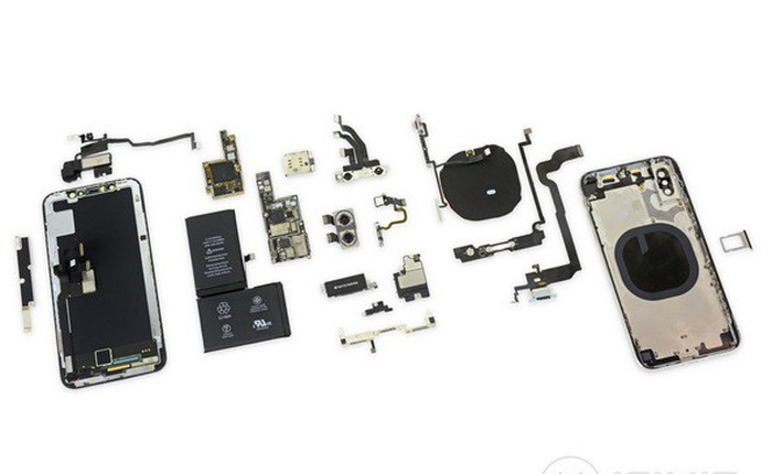 iFixit mổ bụng iPhone X: lần đầu tiên xuất hiện bảng mạch gập đôi và pin kép, cụm camera "phức tạp chưa từng thấy"