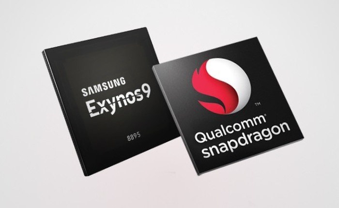 Galaxy S9 sẽ sử dụng 2 con chip tiến trình khác nhau: chip 8nm của Samsung và 7nm của Qualcomm