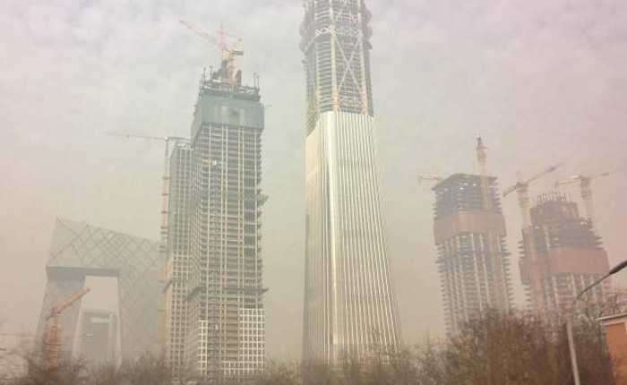 Ảnh Bắc Kinh đẹp như được chụp bằng filter của Instagram nhưng thực chất là do khói bụi ô nhiễm