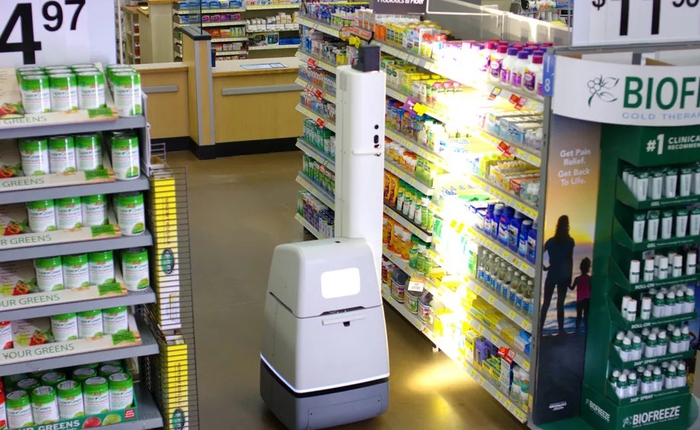 Walmart bắt đầu triển khai các robot để kiểm tra kệ hàng nhưng không thay thế con người