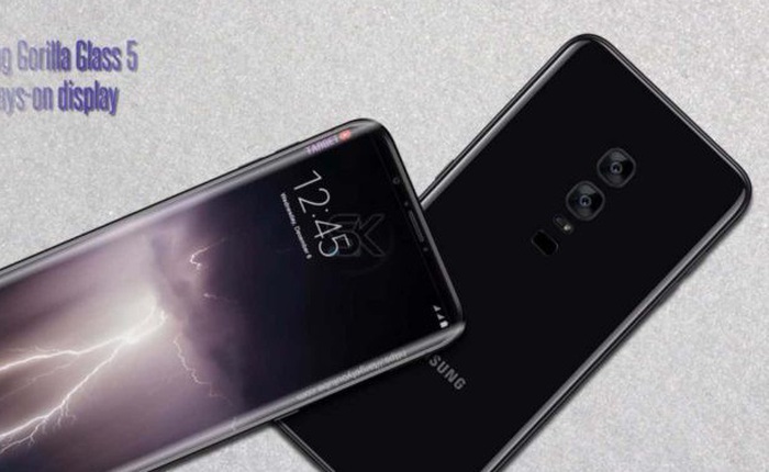 Ngắm ý tưởng thiết kế Galaxy X Edge 2018, khá giống với hình mẫu Galaxy S9