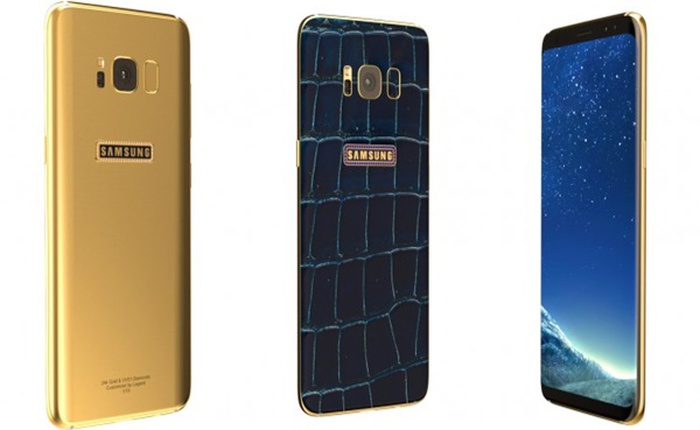 Legend nâng tầm sang chảnh của Galaxy S8/S8+ bằng vàng 24K và kim cương