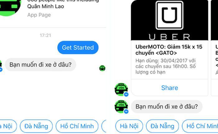 Đây là cách tìm mã giảm giá của Uber và Grab trong 3 giây ngay trên Facebook