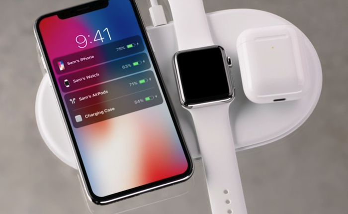 Tấm sạc không dây mang tên AirPower của Táo khuyết có thể sạc cả iPhone, Apple Watch lẫn AirPods cùng một lúc