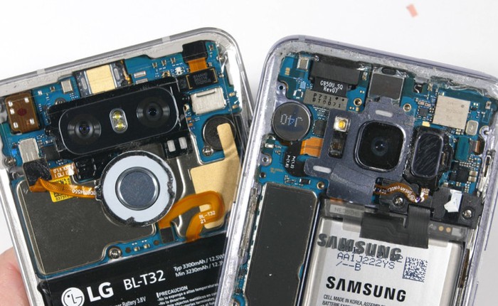 Sau Galaxy S8, LG G6 tiếp tục được "lột trần" mặt lưng trở nên trong suốt