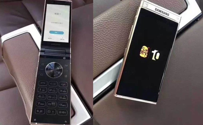 Tiếp tục rò rỉ hình ảnh mới chiếc flagship phone nắp gập của Samsung