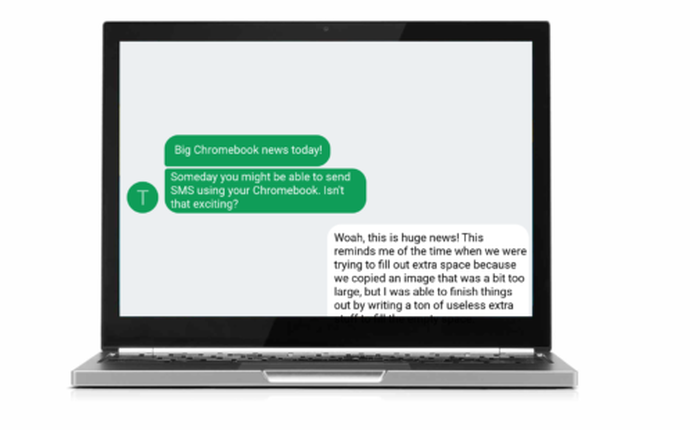 Một ngày nào đó, bạn có thể nhận và gửi tin nhắn SMS thông qua Chromebook