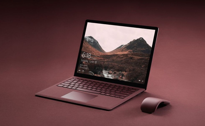 Laptop Surface ra mắt, khung kim loại, Core i5 và i7, màn 13.5 inch, chạy Windows 10 S, mỏng 14,5 mm, pin 14,5 giờ, giá 999 USD