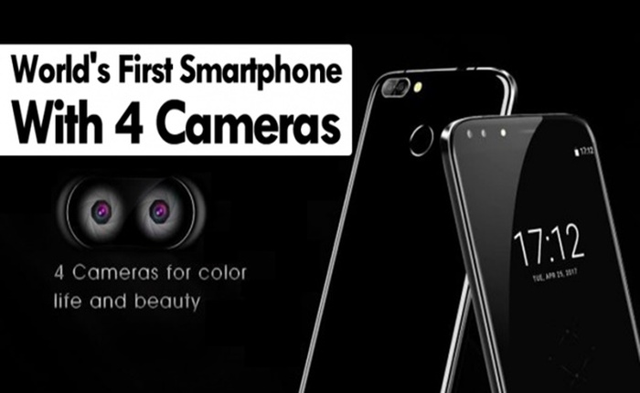 Smartphone đầu tiên sở hữu 4 camera ra mắt