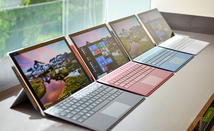 Surface Pro mới chính thức ra mắt: không còn đánh số, pin 13,5 giờ, LTE, giá từ 799 USD, thêm 800 linh kiện mới, không tặng bút