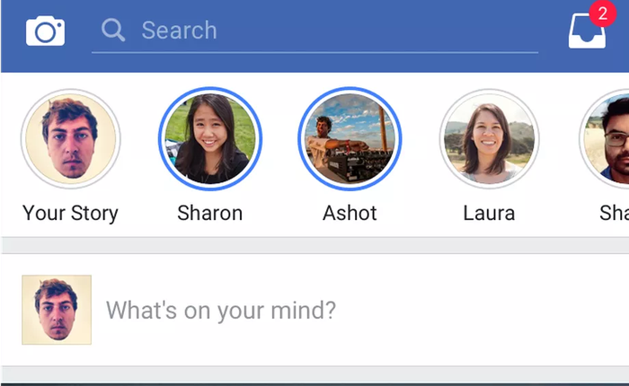 Facebook "lại bắt chước" Snapchat, ra mắt tính năng Facebook Stories