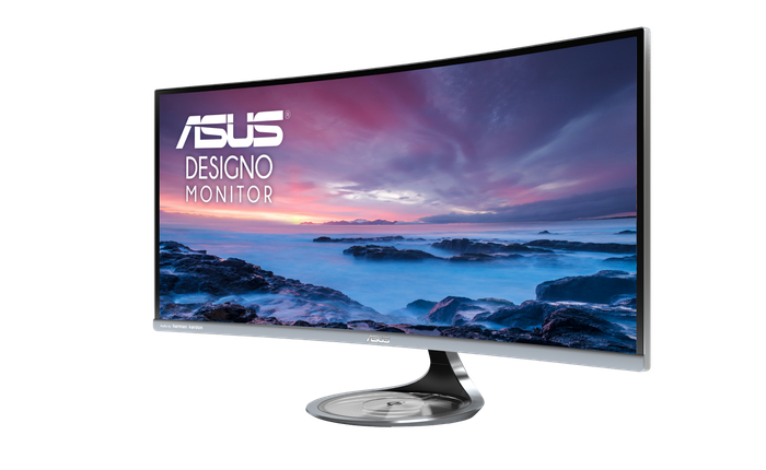ASUS giới thiệu màn hình cong DESIGNO CURVE MX34VQ mới: Tỉ lệ 21:9, độ phân giải 4K, tích hợp sạc không dây chuẩn Qi Wireless ở chân đế