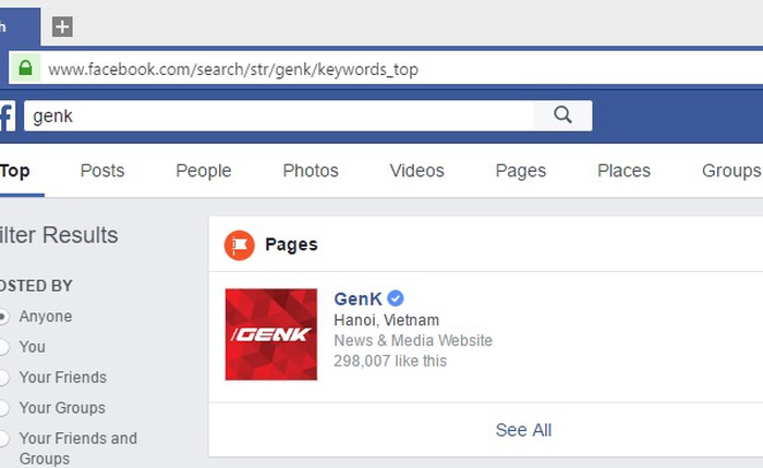 Vì sao Facebook không còn hiển thị kết quả trực tiếp trên ô tìm kiếm: Vì muốn thắt cổ Google