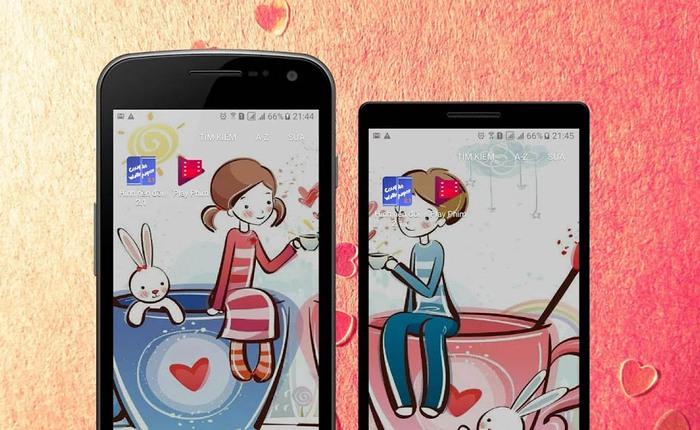 Hướng dẫn tạo ảnh nền couple trên smartphone cho các cặp đôi đang yêu nhau