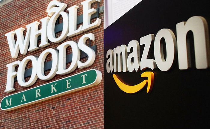 Amazon chi mạnh tay, bỏ 13,7 tỷ USD để thâu tóm chuỗi siêu thị thực phẩm sạch Whole Foods Market