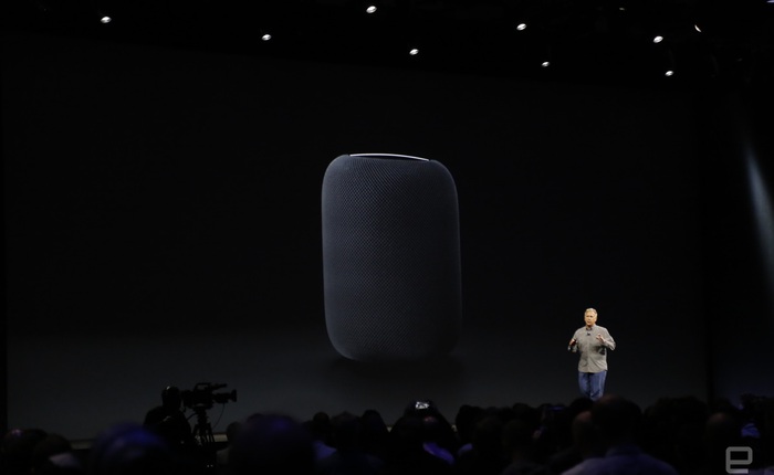 [WWDC 2017] Apple ra mắt loa thông minh HomePod: chất âm tốt, tích hợp Siri, chip A8, điều khiển từ xa bằng Home