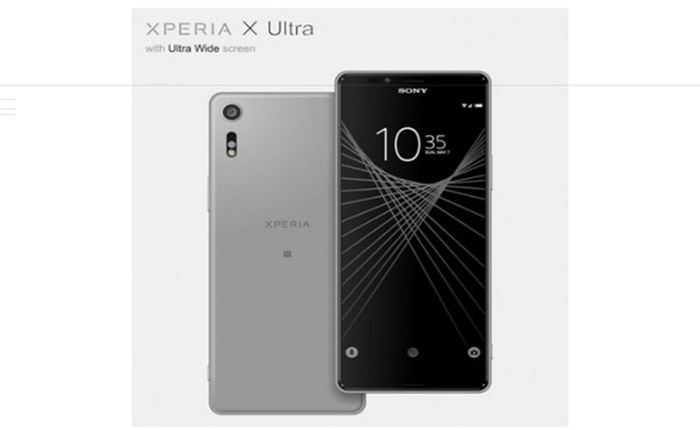 Lộ diện thông số kỹ thuật của Sony Xperia X Ultra với màn hình 21:9