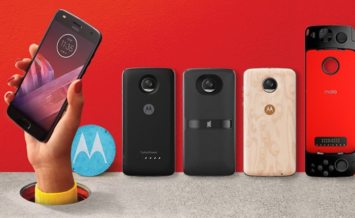 Moto Z2 Play chính thức ra mắt: mỏng, nhẹ và mạnh mẽ hơn thiết bị tiền nhiệm, chạy Snapdragon 626