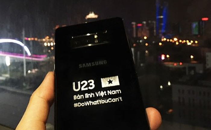 Samsung tặng Galaxy Note8 bản đặc biệt cho đội tuyển U23 Việt Nam