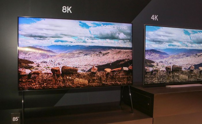 TV 8K sẽ được bán ra trong năm nay, nhưng bạn phải đợi đến năm 2025 mới được xem các nội dung 8K thực sự