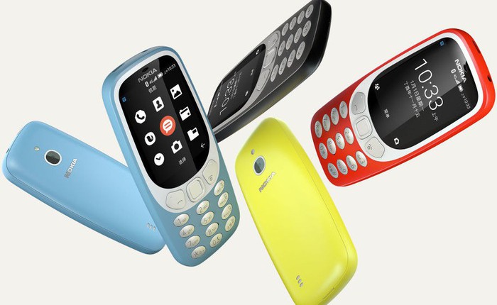 “Cục gạch” Nokia 3310 có phiên bản mới hỗ trợ 4G, phát Wi-Fi, chạy hệ điều hành Yun OS, giá bán 60 usd
