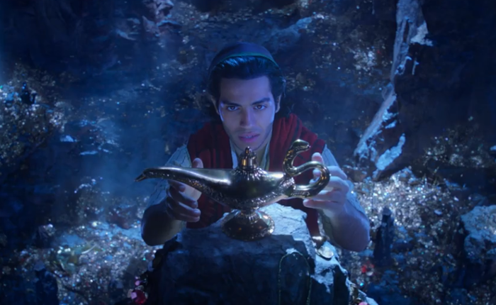 Tuổi thơ ùa về với teaser "Aladdin" live-action, hé lộ đèn thần và nam chính không đẹp trai cho lắm