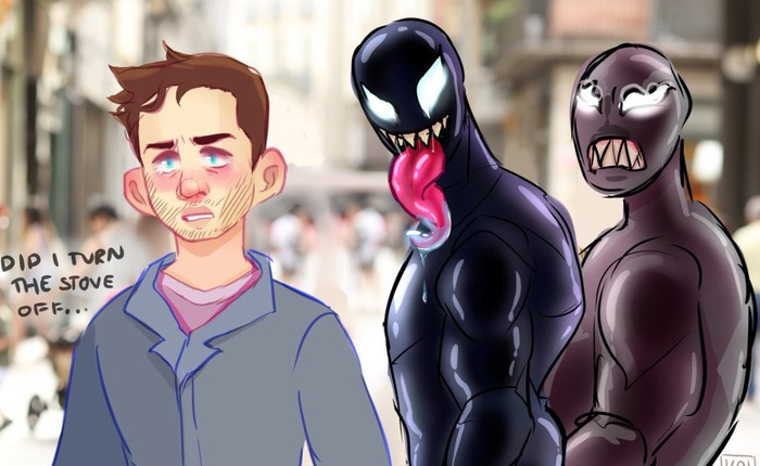 Ngắm những bức tranh siêu dễ thương được thổi hồn bởi "tình yêu" giữa Eddie và Venom