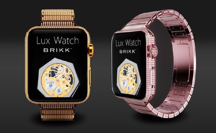 Với kim cương quý hiếm và dây đeo bằng vàng, mẫu Apple Watch Series 4 được Brikk độ lại có giá lên tới trên 1 triệu USD