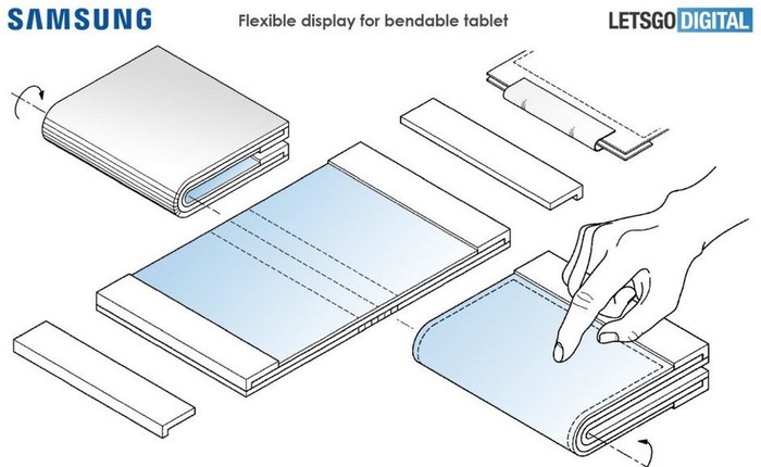 Sau smartphone và laptop, Samsung tiếp tục hé lộ tham vọng phát triển tablet màn hình gập