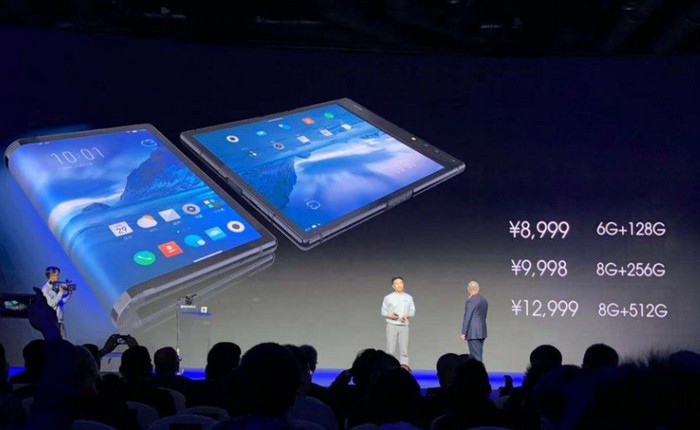 Hãng Trung Quốc vượt mặt Samsung, thương mại hóa smartphone màn hình gập đầu tiên trên thế giới, giá từ 1.290 USD