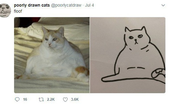 Vẽ mèo nguệch ngoạc khó cưỡng, trang Twitter thu hút 188.000 followers và kiếm được cả đống tiền