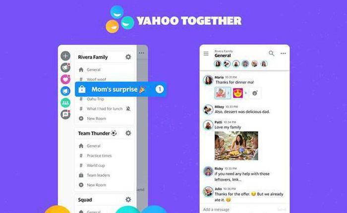 Yahoo tái xuất thị trường ứng dụng nhắn tin với Yahoo Together