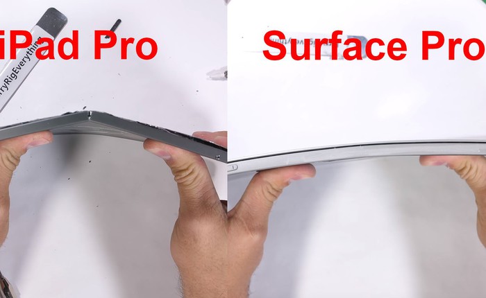 Surface Pro 6 sống sót sau màn thử nghiệm độ bền, không bị bẻ làm đôi như iPad Pro 2018