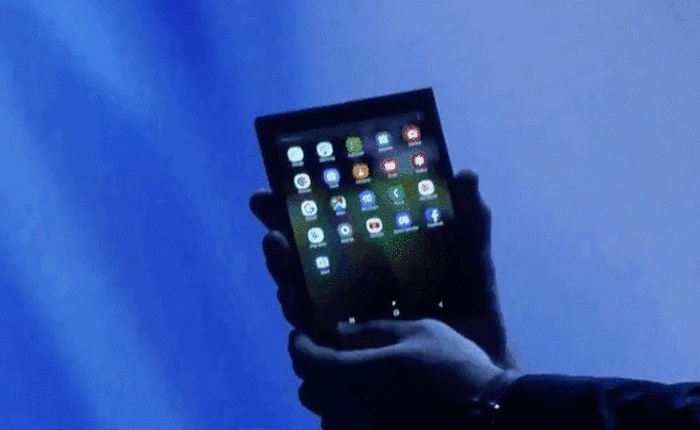 Đây là chiếc smartphone màn hình gập của Samsung