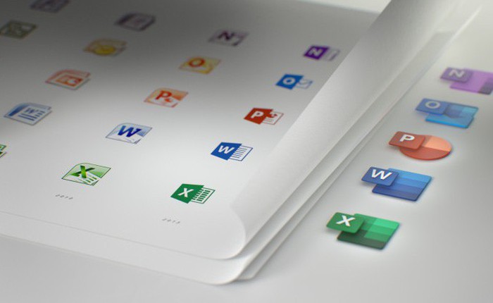 Bộ phần mềm Microsoft Office chuẩn bị thay đổi icon mới