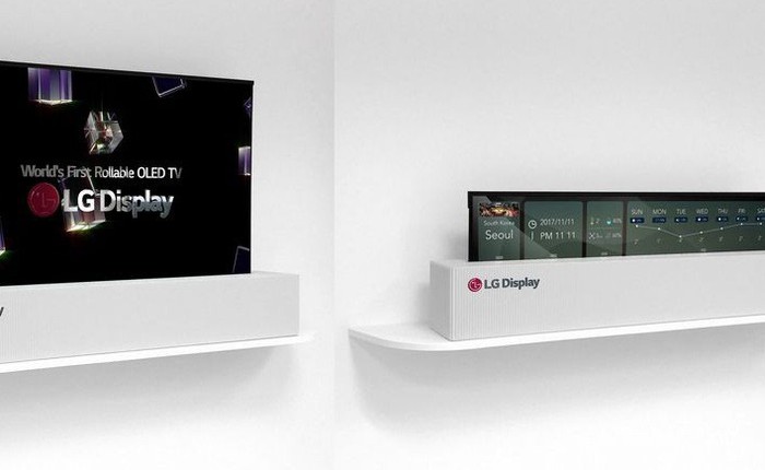 LG có kế hoạch bán TV có thể cuộn lên như 1 poster vào năm 2019