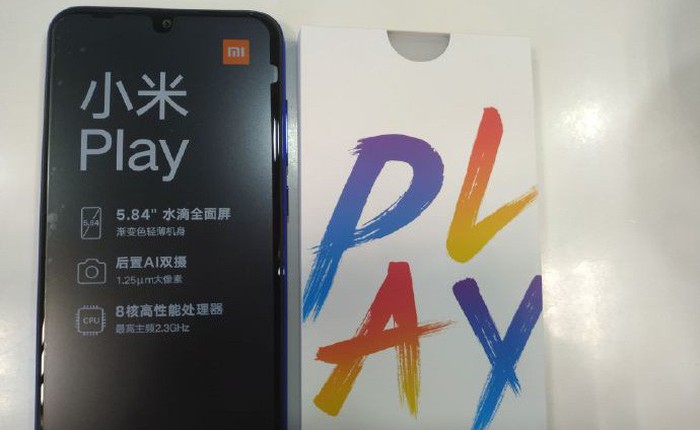 Lộ ảnh mở hộp và video trên tay smartphone Xiaomi Play