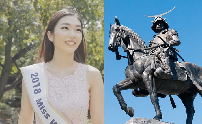 Hoa hậu Thế giới Nhật Bản 2018 là hậu duệ 21 đời của samurai huyền thoại đã truyền cảm hứng cho tạo hình của Darth Vader