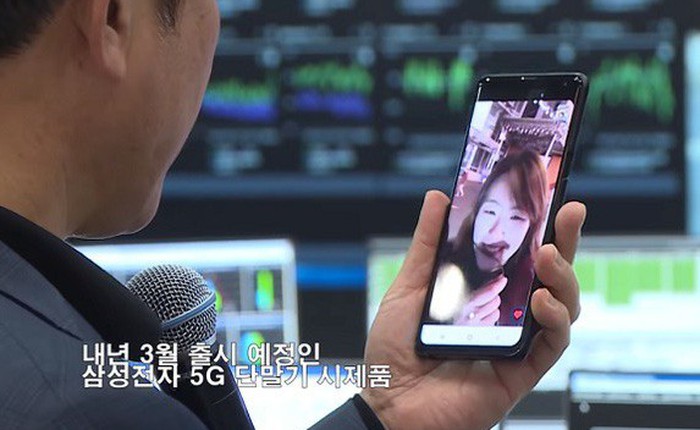 Cuộc gọi video 5G thương mại đầu tiên được thực hiện bằng smartphone Samsung